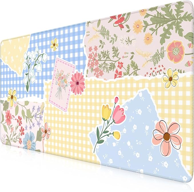 iCasso Aesthetic Checkered Desk Mat by iCasso