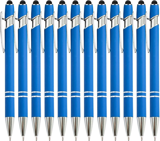 PASISIBICK 12 Pieces Blue Ballpoint Pen - Image 8