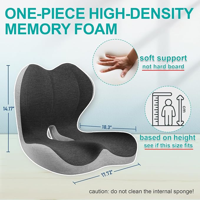 Seat Cushion for Office Chair, Car and Wheelchair Use, - Image 3
