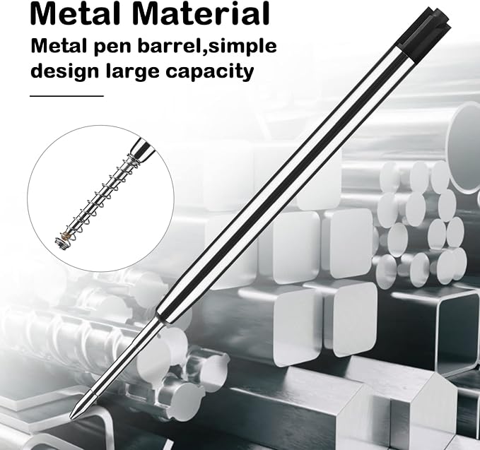 TIESOME 5pcs Replaceable Ballpoint Pen Refills - Image 4