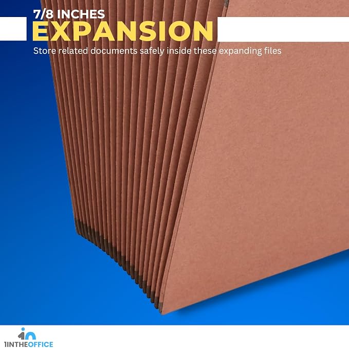 1InTheOffice Expanding File Folder 31 Sections, Accordion File Organizer - Image 6