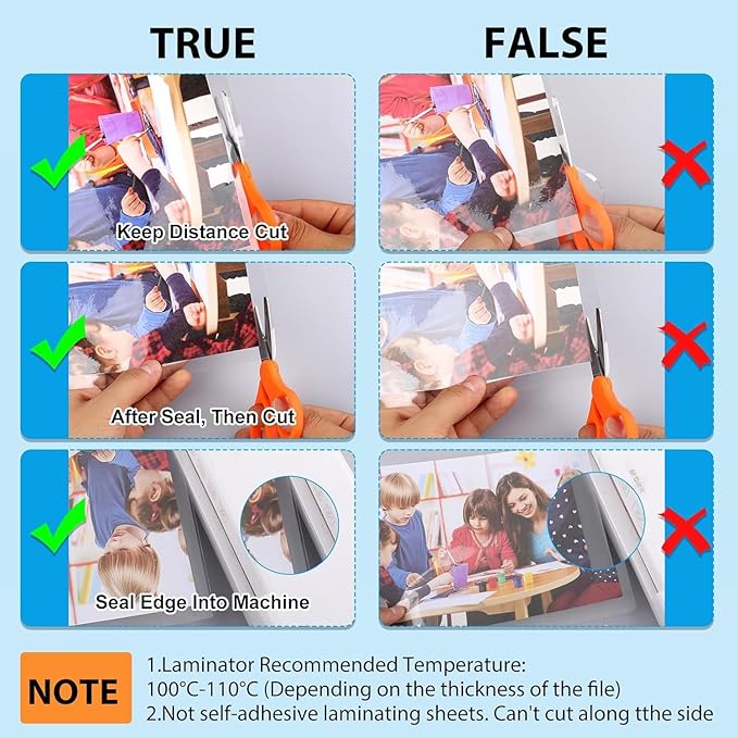 200 Pack Laminating Sheets, 3 mil, 8.9" x 11.4" Thermal Laminating Pouches Lamination Sheet Paper for Laminator, Clear, Letter Size, Office and School Supplies-DeskLoop Office