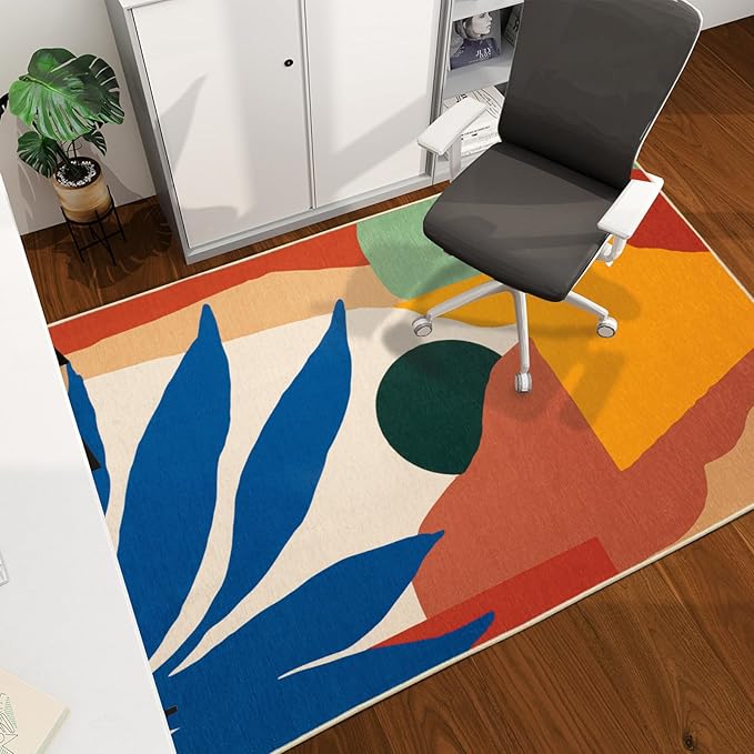 Office Chair Mat for Hardwood Floor, Machine Wash by CHAKME