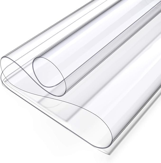 Oterri Clear Writing Desk Pad, 36’’x24” Heat Resistant Waterproof PVC Round - Image 5