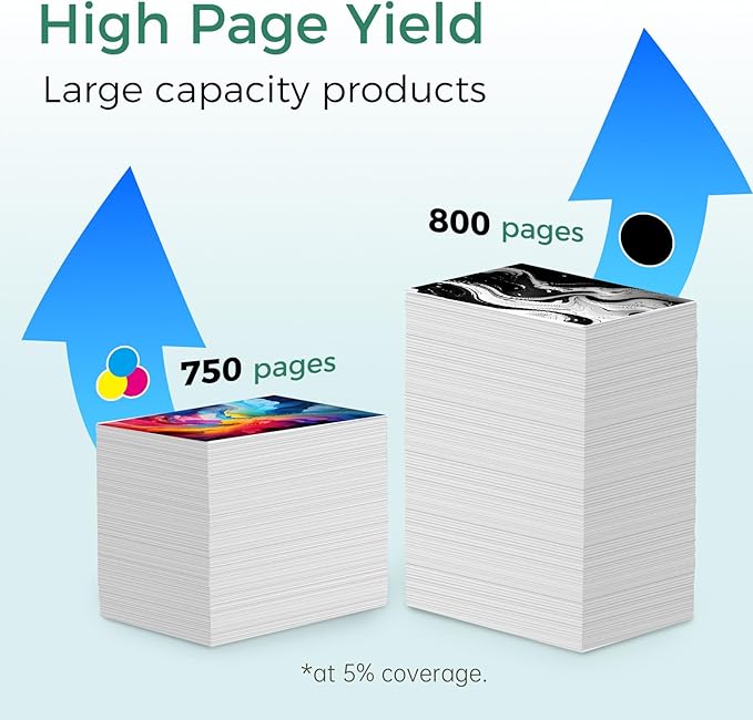 LC404 Ink Cartridges Replacement for Brother LC 404 LC404BK Ink Cartridges Compatible with MFC-J1205W MFC-J1215W Printers (Cyan Magenta Yellow Black, 4 Pack)-DeskLoop Office