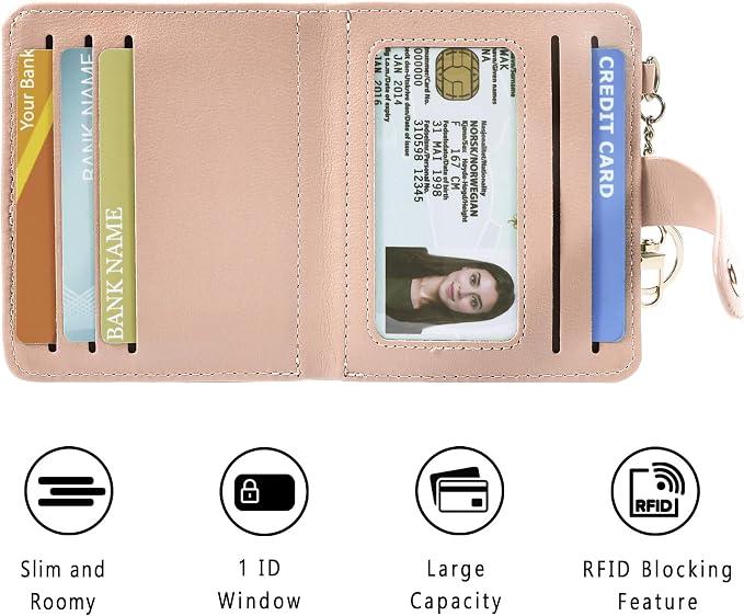 Airkit Small Wallet Women RFID, PU Leather Card Holder - Image 7