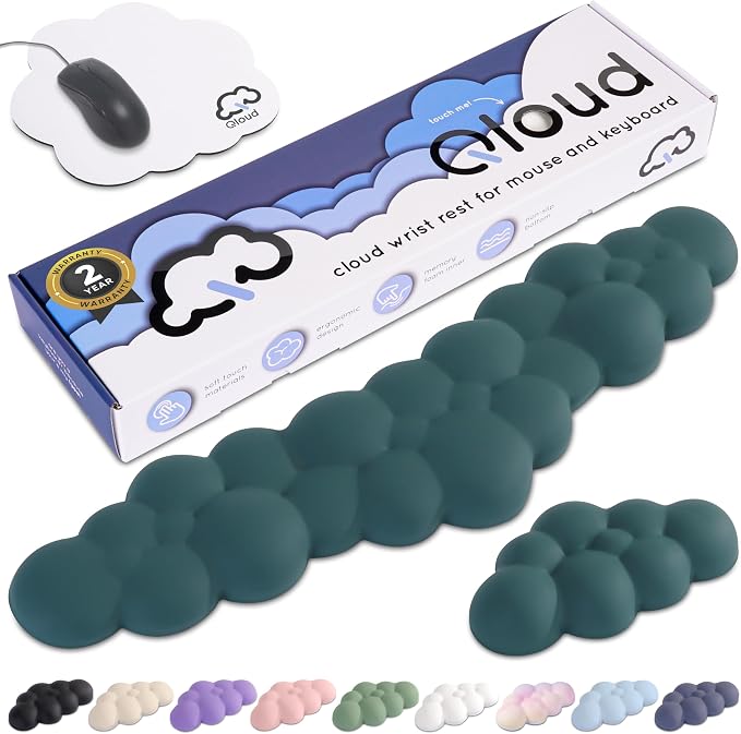 Cloud Keyboard Wrist Rest – Create-ables Qloud Cloud Wrist Rest by Create-ables