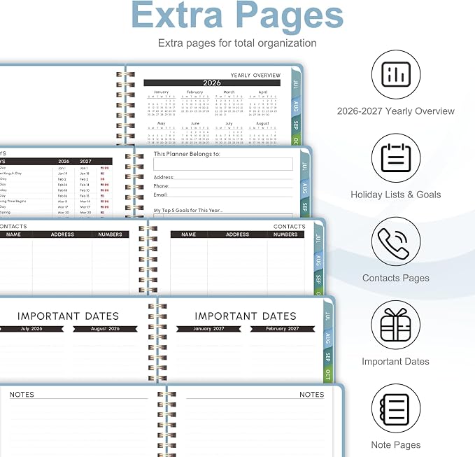 Planner 2026-2027, Weekly and Monthly Academic Planner, July 2026 - Image 5