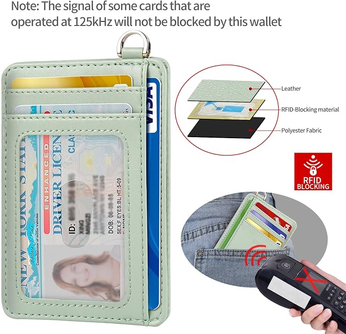 Slim Minimalist Front Pocket Wallet, RFID Blocking Credit Card Holder Wallet - Image 4