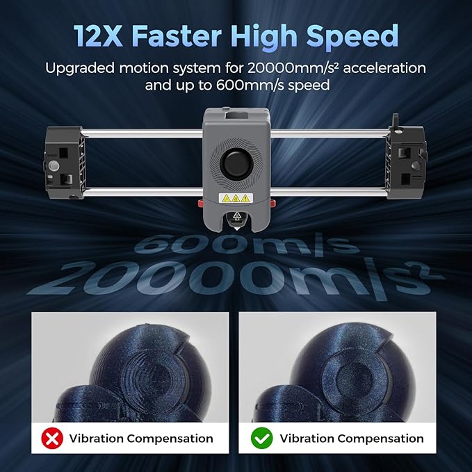 FLASHFORGE Adventurer 5M Pro 3D Printer, 600mm/s High-Speed, FDM 3D Printer Auto Leveling with 280°C Quick Detachable Nozzle, Core XY Structure, Dual Filtration System, Print Size 220x220x220mm-DeskLoop Office