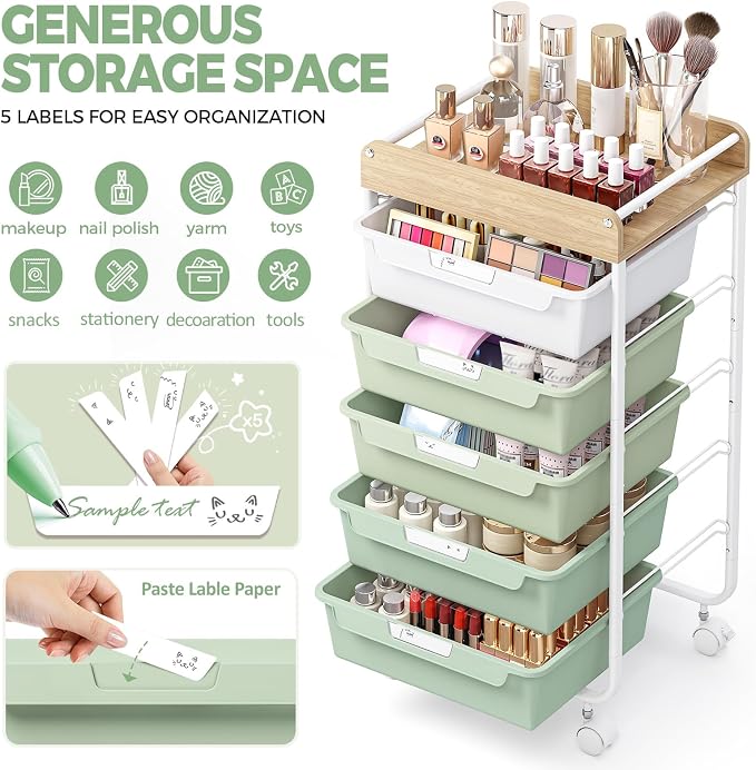 Rolling Storage Utility Cart - Image 4