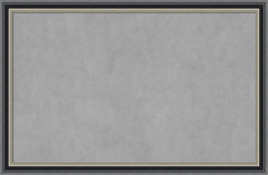 Amanti Art Black Framed Magnetic Board 23x35 Large Vision Board by AmantiArt
