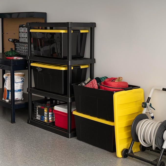 IRIS USA 94 Qt Stackable Plastic Storage Bins - Image 4