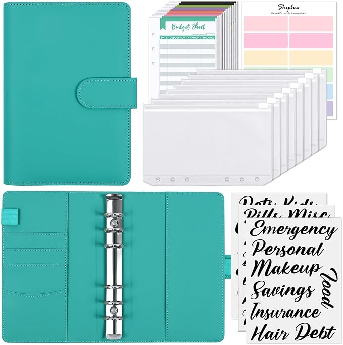 SKYDUE Budget Binder, Money Saving Binder by SKYDUE