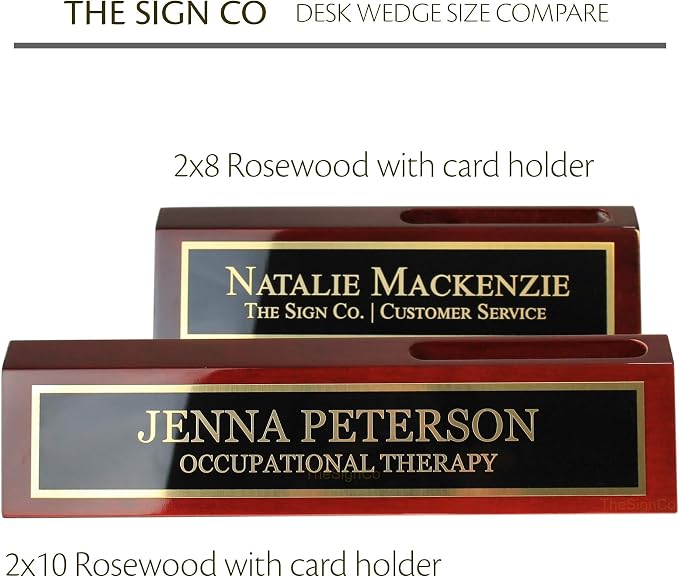 Personalized Business Desk Name Wedge - Image 3