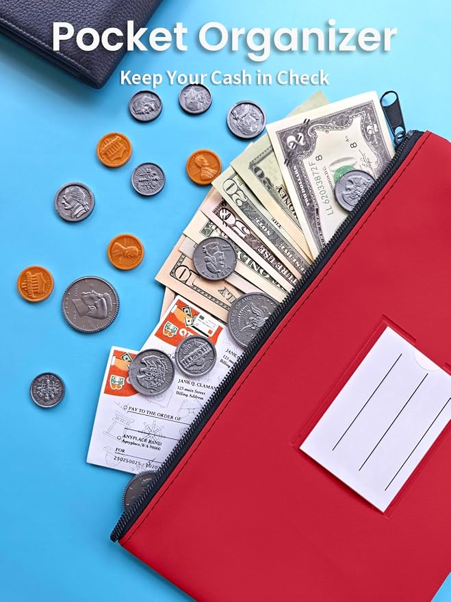 2-Pack Bank Deposit Money Bags - Image 4