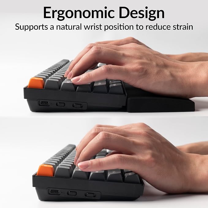 Silicone Wrist Rest for Keychron K10 Pro / K10 Max/ K10 HE / Q6 / Q6 Pro / Q6 - Image 6