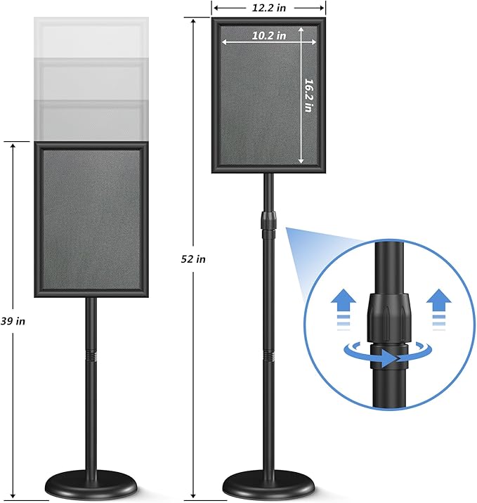 Relx Sign Holder Stand 11*17 inches - Image 3