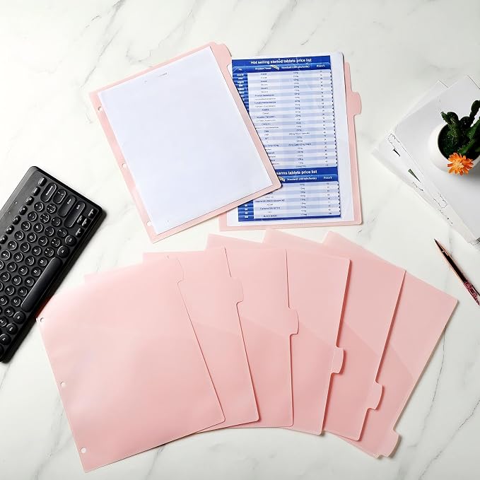 Epakh 12 Pcs Binder Dividers for 3 Rings Binders Index Dividers - Image 7