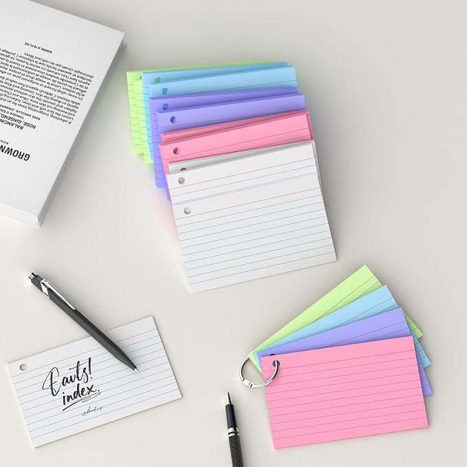 250 Count Colored Index Cards 3x5 Inch - Image 4