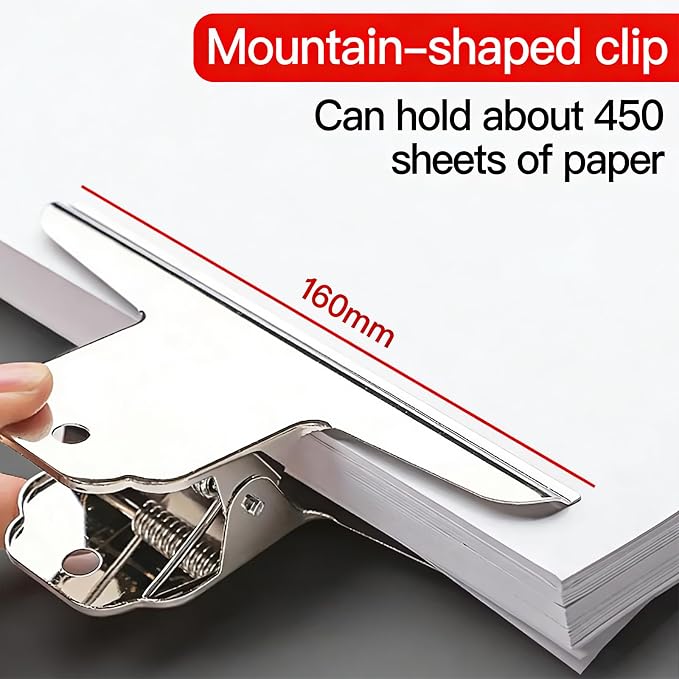 Extra Large Bull Paper Clips, 6.3 Inch - Image 2