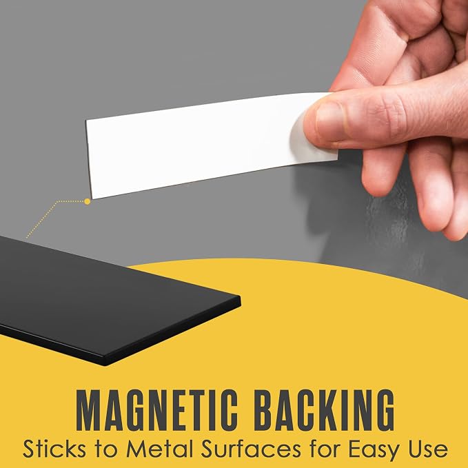Houseables Magnetic Strip, Magnetic Tape, Magnet Tape, 1 IN x 25 FT, Magnet Roll - Image 4