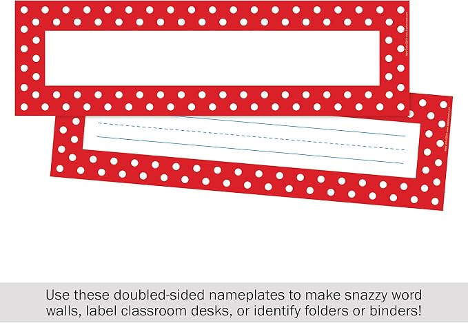 Barker Creek Double-Sided Desk Nameplates & Bulletin Board Signs, Bulletin - Image 3