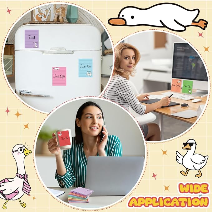 12 Pcs Funny Sticky Notes for Work 4x3 Inches Sarcastic Self Adhesive Notepads - Image 5