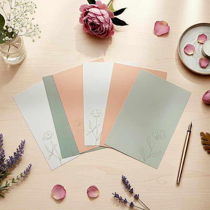 Spiareal 100 Pcs Blank Note Cards Blank Decorative Notecards Index Cards Bulk - Image 6