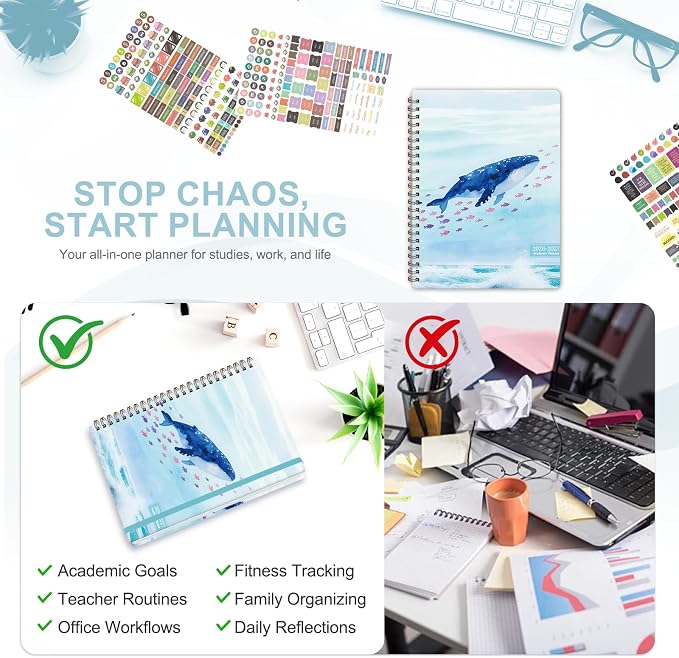 Planner 2026-2027, Weekly and Monthly Academic Year Calendar Planner, July 2026 - Image 6