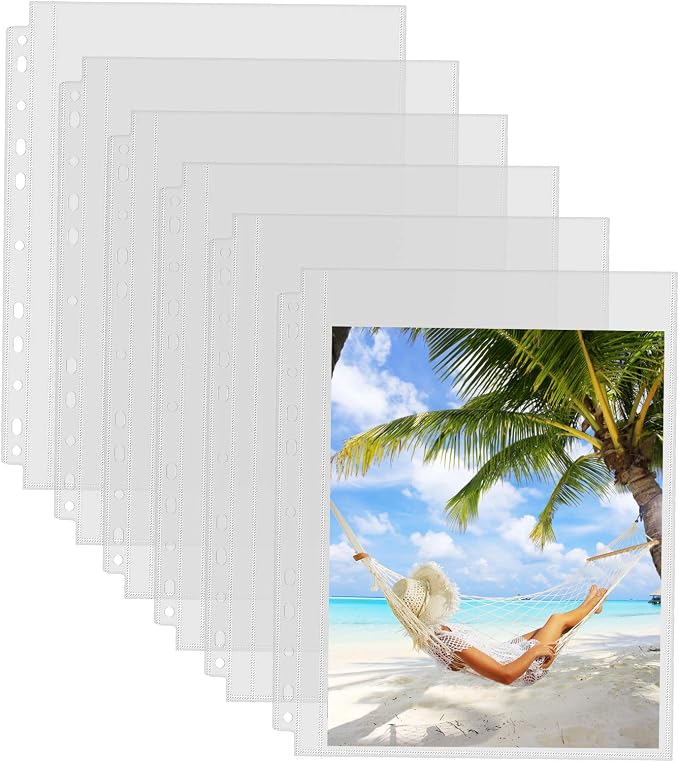 Sooez 30 Pack Heavy Duty Photo Sleeves by Sooez