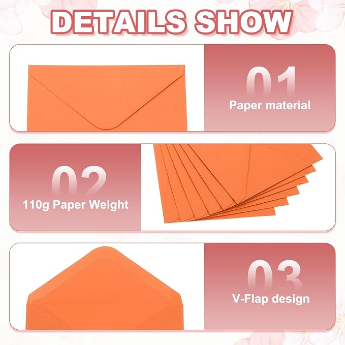 PATIKIL 7x5 Inch Invitation Envelopes - Image 4