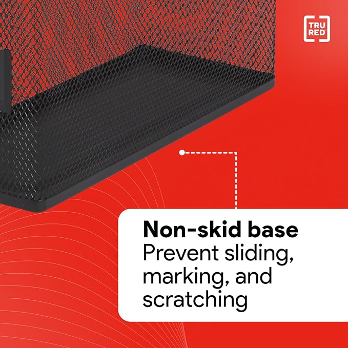 Staples TRU RED Metal Magazine File Organizer, Holds Up to 1000 Sheets - Image 5