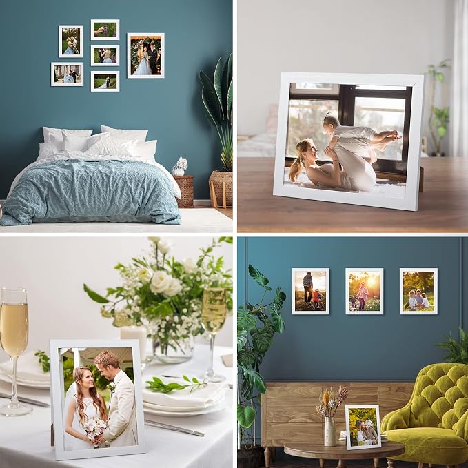 Giftgarden White 5x7 Picture Frame Pack of 12 - Image 7