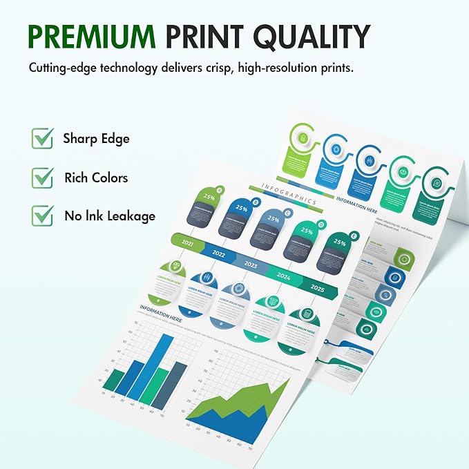 936XL 936 Ink Cartridges Combo Pack: Replacement for HP 936e Ink 936XL Black and 936 Color Combo Pack for HP OfficeJet Pro 9125e 9120e 9730e 9130 9135e 9122e 9128e 9110b 9120b 9130b 9130e Printer-DeskLoop Office