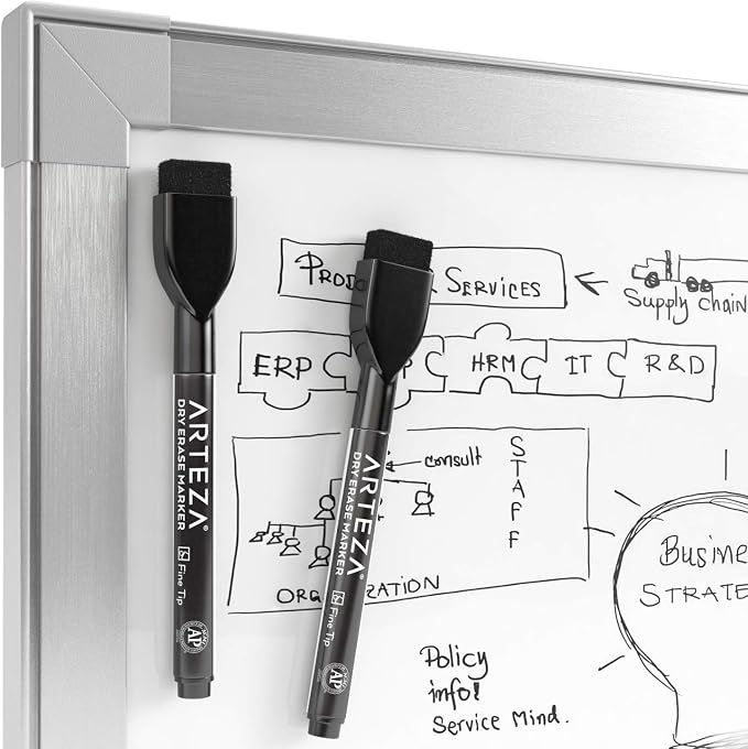 ARTEZA Black Dry Erase Markers - Image 4