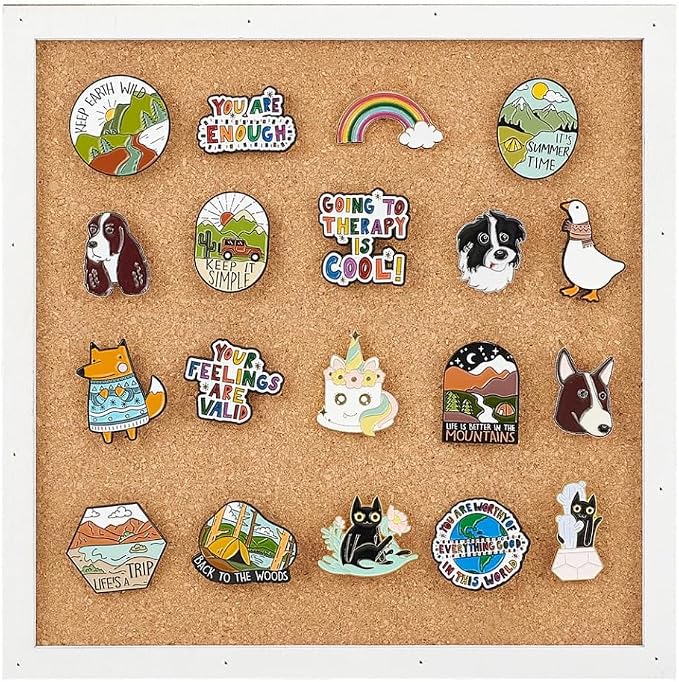 BENECREAT Pin Board Square Cork Board by BENECREAT
