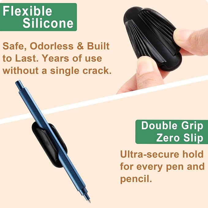 Tiizze 10 Pack Adhesive Pencil Holder - Image 2