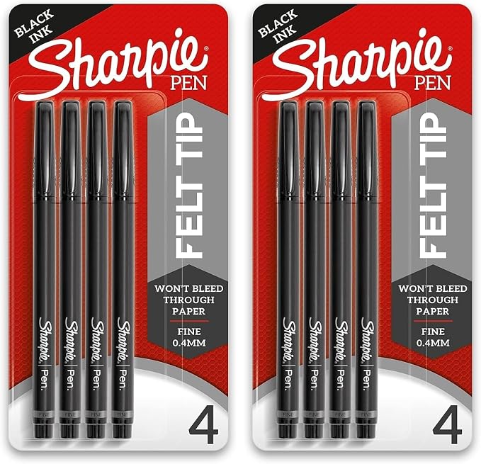 SHARPIE Felt Tip Pens, Fine Point by Unknown