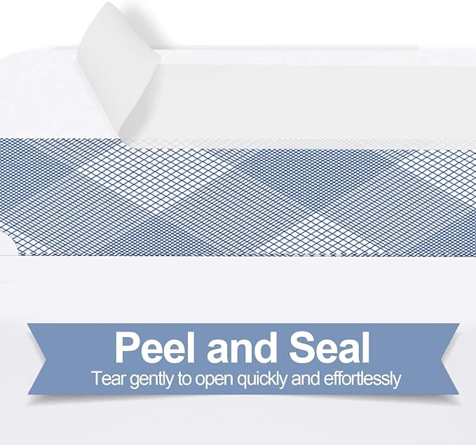 1000#8 Self Seal Business Envelopes, PANDRI No.8 Double Window Design - Image 4