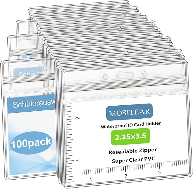 Horizontal ID Badge Holders by Mositear