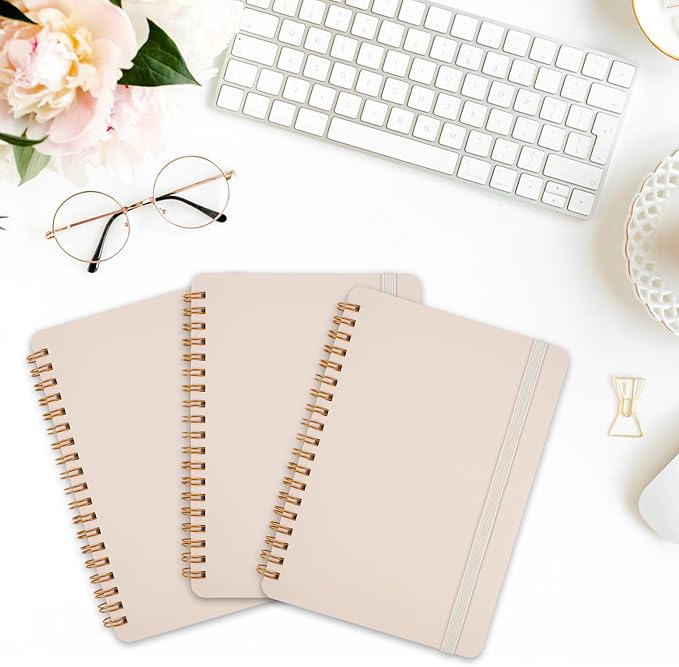 Utron 3 PCS Small Spiral Notebook 5x7, Notebooks - Image 6