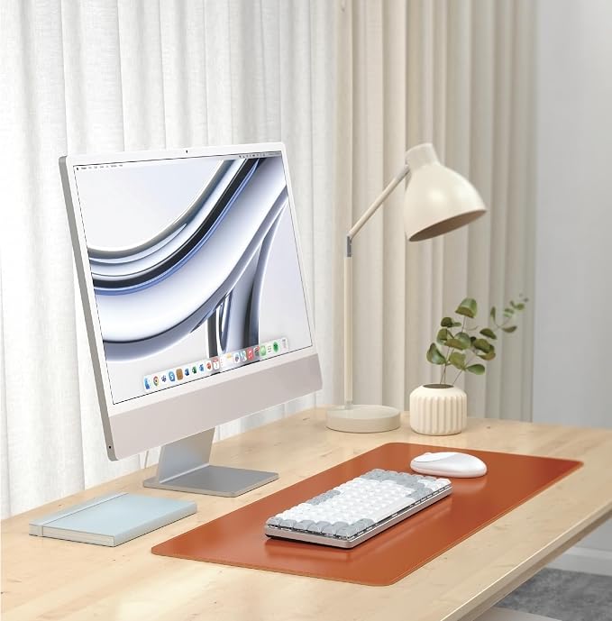 Satechi Vegan Leather Desk Mat, Large Mouse Pad Scratch and Water Resistant - Image 8
