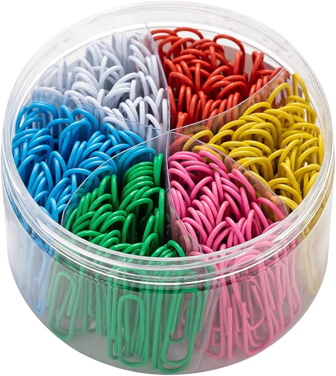 Paper Clips Colorful, Durable and Rustproof, Large Great by Unknown