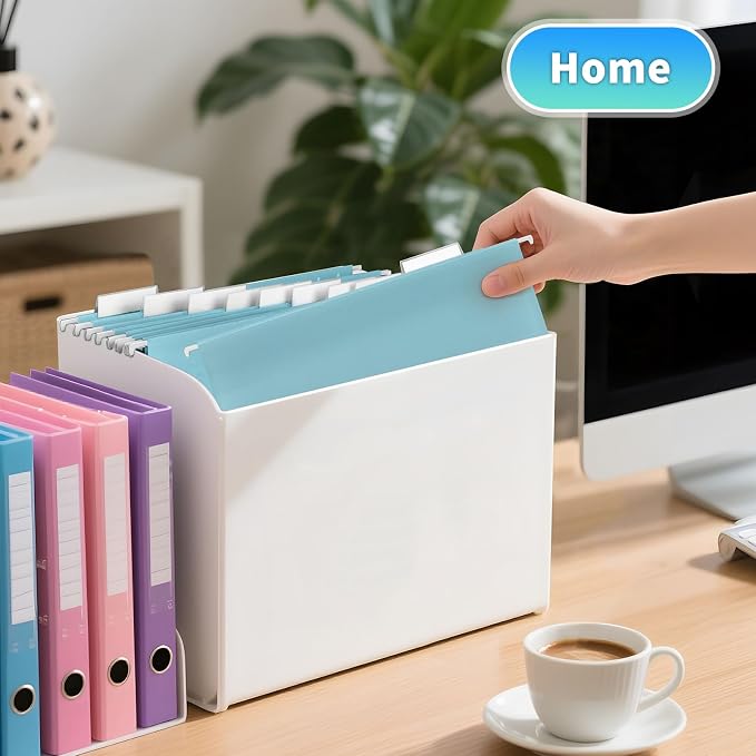 25-Pack Hanging File Folders, Letter Size, Includes 35 Transparent Label Cards - Image 6
