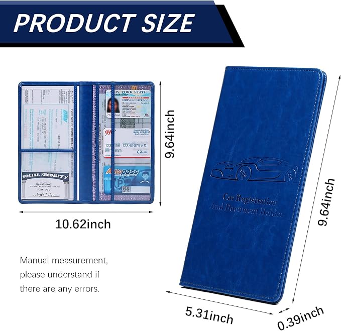 Car Registration and Insurance Card Holder - Image 7