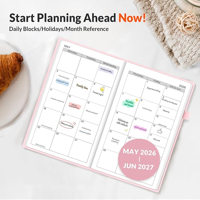 SUNEE 2026-2027 Pocket Weekly Planner - Image 2