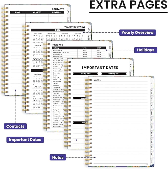 Planner 2026-2027, Monthly and Weekly Academic Planner July 2026 - Image 5