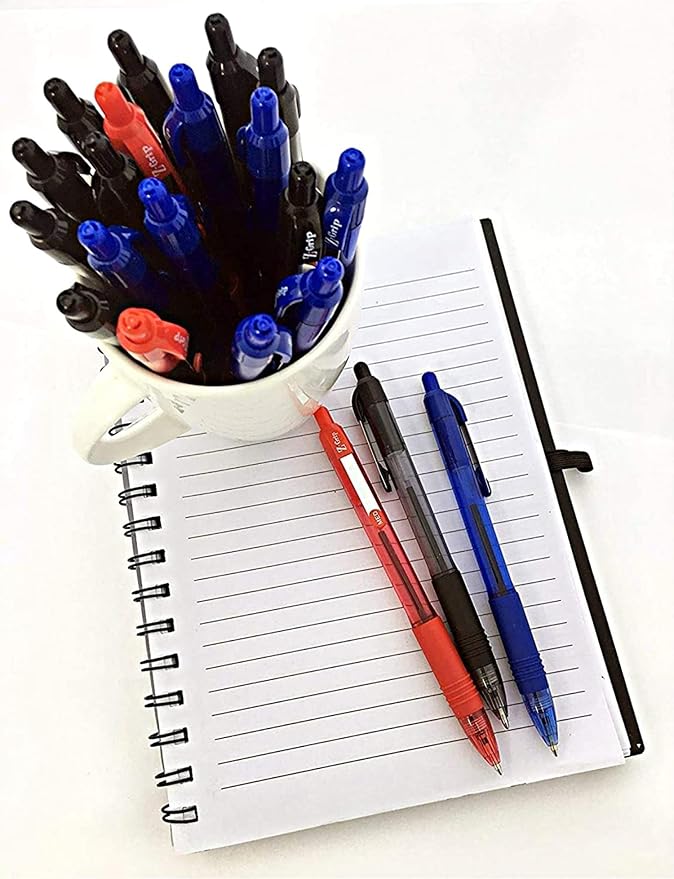 Zebra Pen Z-Grip Retractable Ballpoint Pen, Medium Point, 1.0 mm, 20 Black - Image 2