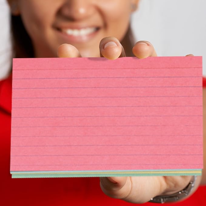 School Smart Ruled Index Cards, 3 x 5 Inches - Image 8